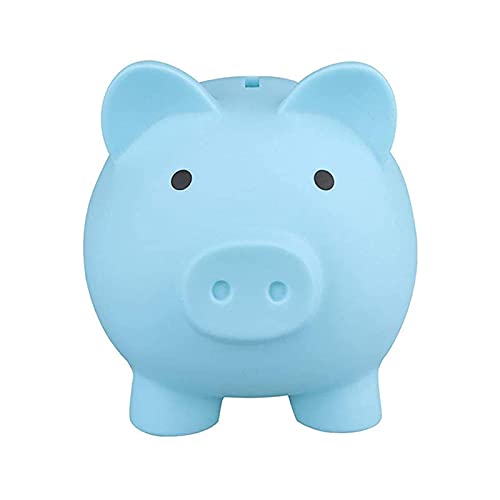 Spardose Schwein – Originale Silberbank aus Kunststoff, Sparschwein für Kinder, Geschenk für Jungen, Mädchen, Kinder und Erwachsene, Geschenk von Leling