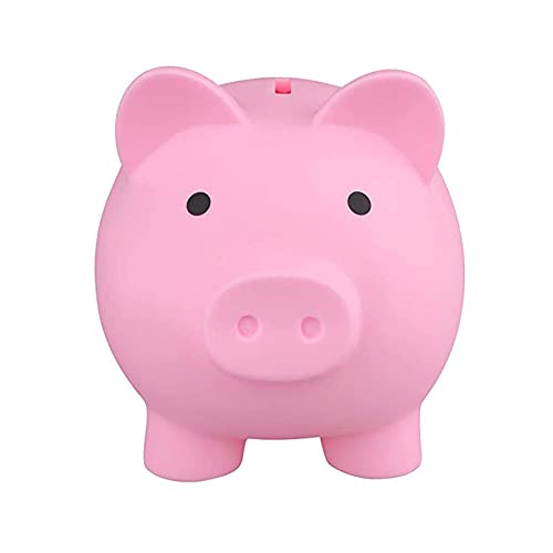 Spardose Schwein – Originale Silberbank aus Kunststoff, Sparschwein für Kinder, Geschenk für Jungen, Mädchen, Kinder und Erwachsene, Geschenk von Leling