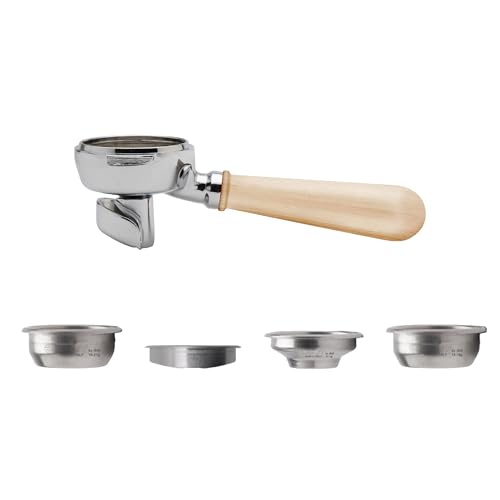 LELIT LELIT58 2-Ways Portafilter Mpw - Silber / Hellbraun von Lelit