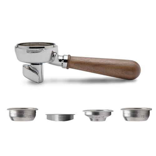 LELIT LELIT58 2-Ways Portafilter Wlw - Silber/Braun von Lelit