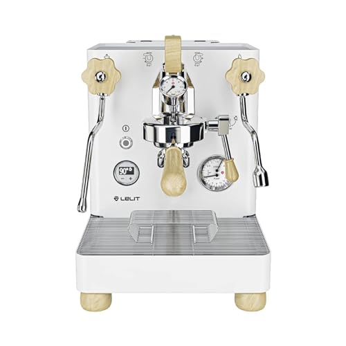 Lelit Bianca Kaffeemaschine - Mit Milchaufschäumer und Dual Boiler System - Weiß Lelit Bianca Kaffeemaschine - Mit Milchaufschäumer und Dual Boiler System - Weiß von Lelit