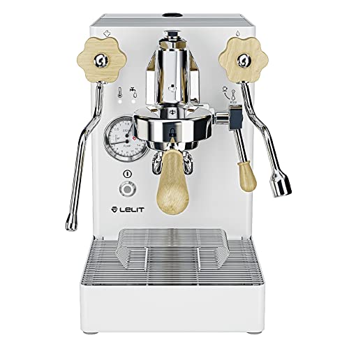 Lelit MaraX PL62X-EUCW, weiße Kaffeemaschine mit L58E Brühgruppe und HX Doppelsonde-System von Lelit