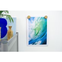 Eiche Bild Hänger Magnet Dots - Holz Poster Hänger, Wand Hängerahmen Für Rahmung Kunstdruck, Chart, Scroll Oder Bilder von LelloLiving