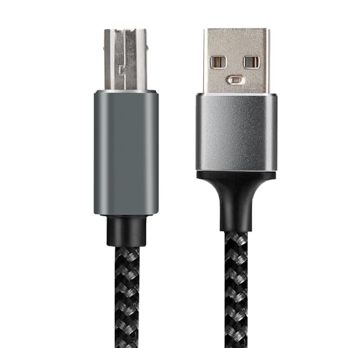 Leloco USB 2.0 Druckerkabel 3,0M – Scannerkabel mit USB-A zu USB-B Anschluss – Kompatibel für HP, Canon, Dell & mehr – Hochwertiges Verbindungskabel für Drucker & Scanner von Leloco
