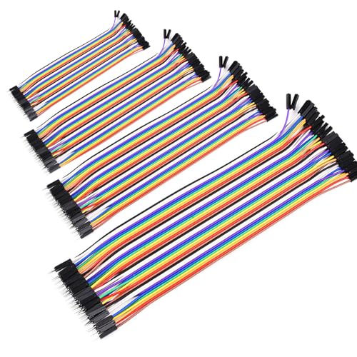 Leloco Dupont Jumper Kabel Set 160PCS, 10/20/30/40cm, Mehrfarbige Jumper Wire mit Dupont Stecker für Arduino, Raspberry Pi & Elektronikprojekte（Männlich zu Female ） von Leloco