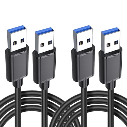 Leloco USB3.0-Stecker-Stecker-Kabel 1 Meter 2 Stück von Leloco