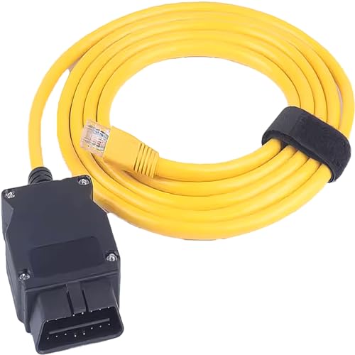 Lelukee Enet OBD2 RJ45 Kabel für BMW Codierung Diagnose,RJ45 Enenetcable Netzwerkkabel Stecker Tools zu 16pin OBDII Interface-2M Lelukee Enet OBD2 RJ45 Kabel für BMW Codierung Diagnose,RJ45 Enenetcable Netzwerkkabel Stecker Tools zu 16pin OBDII Interface-2M von Lelukee