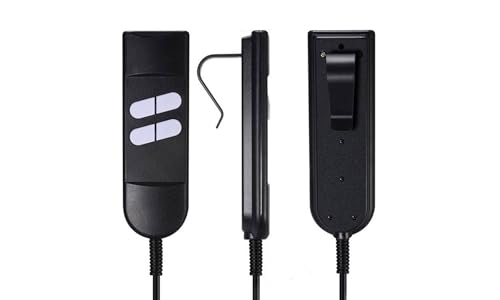 Lelukee Fernbedienung für Hebestuhl, vielseitig verwendbar, 4-Tasten, 5-polig, Ersatzteile, mit 2 m langem Kabel, geeignet für Power-Liegestühle und Hebestühle Lelukee Fernbedienung für Hebestuhl, vielseitig verwendbar, 4-Tasten, 5-polig, Ersatzteile, mit 2 m langem Kabel, geeignet für Power-Liegestühle und Hebestühle von Lelukee