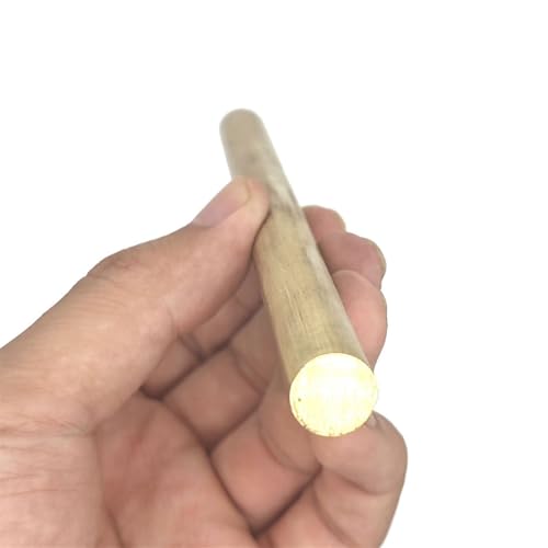 Leluo 10 stücke Messing Runde Bar Stange for DIY Messer Griff Material Rund Draht Rohr Modellbau Messing Stange 100mm Zähigkeit(2mm) von Leluo