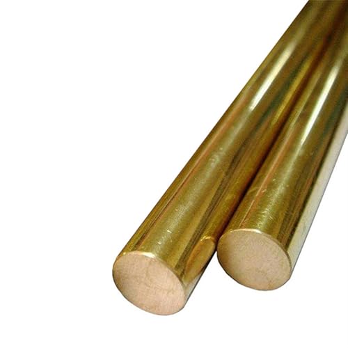 Leluo 2 stücke Hardware Messing Runde Bar Stange for DIY Messer Griff Material Rund Draht Rohr Drehmaschine Werkzeug Metall Stangen 50cm lange 2mm 15mm Zähigkeit(2mmx50cm) von Leluo
