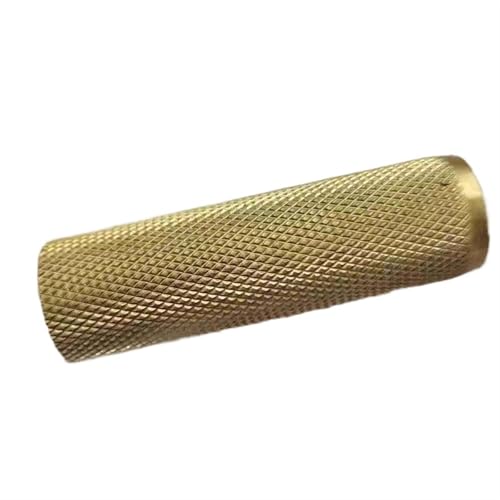 Leluo 2 stücke Oberfläche Behandlung Gerade Korn Messing Stange Kariert Messing Bar H59 Solide Gerändelt Manuelle Materialien DIY Zähigkeit(5x240mm) von Leluo