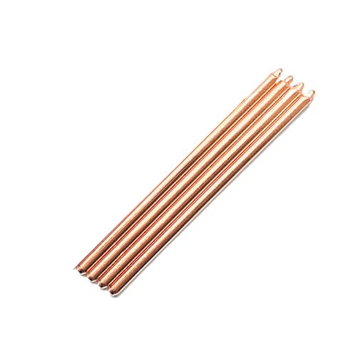 Leluo 4 stücke 4mm Reines Kupfer Rohr 50mm 80mm 100mm 150mm 200mm 250mm for Computer laptop Kühlung Notebook Heatpipe Runde Heimwerker(4x100mm) von Leluo