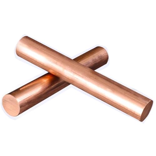 Leluo 5 Stück T2 Kupfer-Rundstab, 2 mm x 500 mm, 3 mm x 500 mm, for Handwerk und Heimwerken Heimwerker(2x500mm) von Leluo