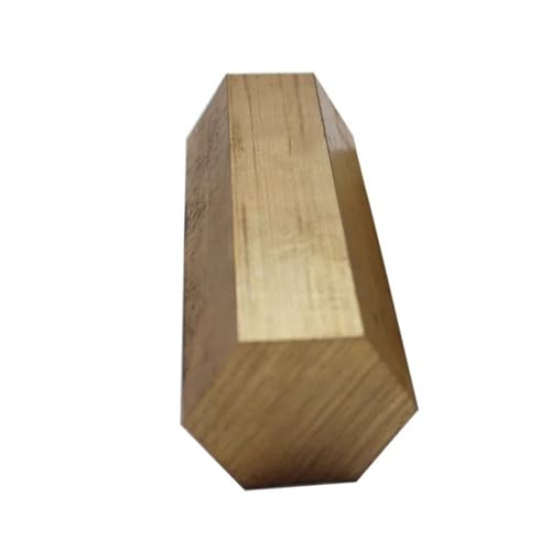 Leluo 500 mm Messing-Sechskantstange, 3 mm bis 60 mm, Sechskantstange for Heimwerkerarbeiten Zähigkeit(28mm) von Leluo