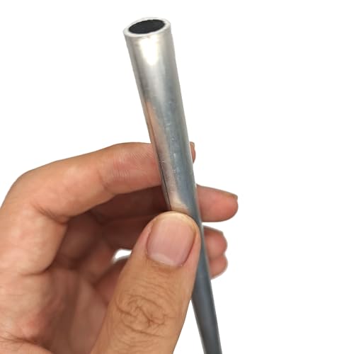 Leluo Aluminiumrohr-Wellenhülse, 8 mm Außendurchmesser, 32 mm Hohllegierungsrohr for Möbelrahmen und Vorhangschienen Gebäude(OD 50 x ID 42mm) von Leluo