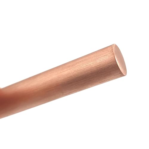 Leluo C18150 Chrom Zirkonium Kupfer Stange Bar Elektrische Schweißen Löten CNC Material 3mm 4mm 5mm 6mm 8mm 10mm 12mm 14mm 15mm Heimwerker(14x500mm) von Leluo