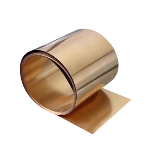 Leluo C5191 Phosphorkupferstreifen, Zinn-Phosphorbronze, Feder, elastisches Kupferband, Folienblattdicke 0,1 mm bis 3 mm Heimwerker(0.7x200x1000mm) von Leluo