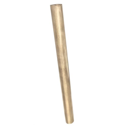 Leluo DIY-Werkzeug Metallstangen Messing Rundstab Bar Hart und unbiegsam Solide Handarbeit Länge 500mm Durchmesser 0,8mm bis 3mm Zähigkeit(2.4x500mm) von Leluo