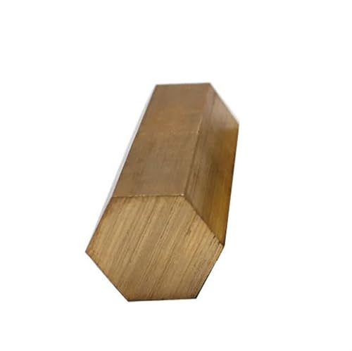 Leluo H59 Messing-Sechskantstangen, sechseckige Messingstangen, 3 mm bis 38 mm, Metallmaterial for Heimwerkerprojekte und Fertigung Zähigkeit(28x100mm) von Leluo