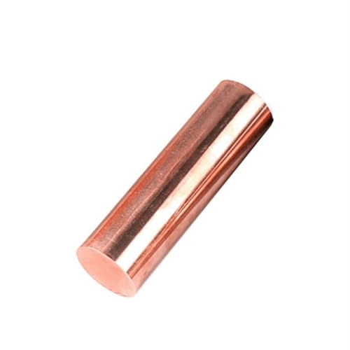 Leluo Kupfer-Rundstab, Metallstange, Fräsen, Metallbearbeitung, Durchmesser 5 mm bis 30 mm, Länge 200 mm, 500 mm Heimwerker(18x200mm) von Leluo