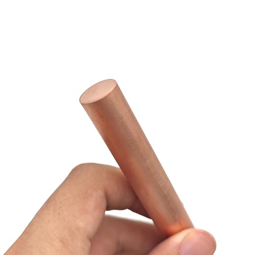 Leluo Kupfer-Rundstab for Lötkolbenspitzen, Punktschweißnadeln und Elektrodenanwendung Heimwerker(18x100mm) von Leluo