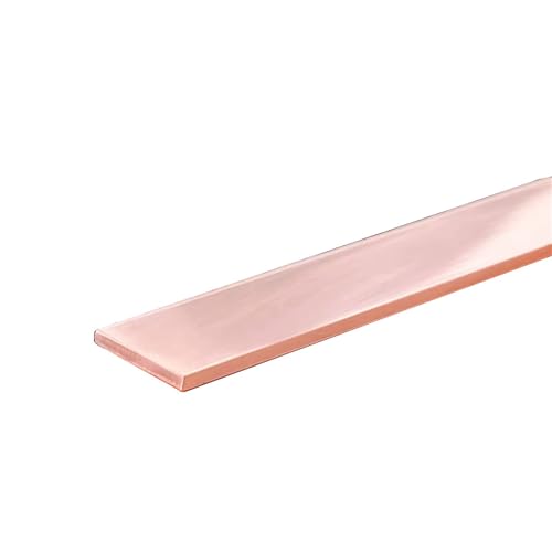 Leluo Kupferplatten und -stäbe for Erdungsanwendungen und Ventilkomponenten Heimwerker(10x35x100mm) von Leluo