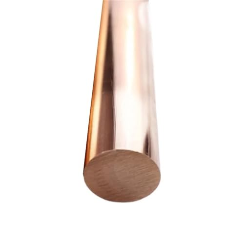 Leluo Kupferstange 4 mm 5 mm 6 mm 7 mm 8 mm 10 mm 12 mm 14 mm 15 mm 16 mm 18 mm 20 mm Metallstab T2 Kupferstange DIY Länge 100 mm Heimwerker(6mm) von Leluo