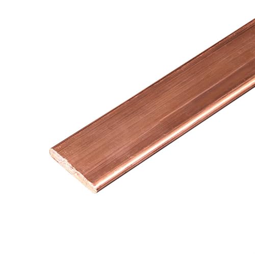 Leluo Kupferstange for Punktschweißstift, Lampenmasthalterung und Galvanisierung, 0,8 mm bis 4 mm Heimwerker(2x10x250mm) von Leluo