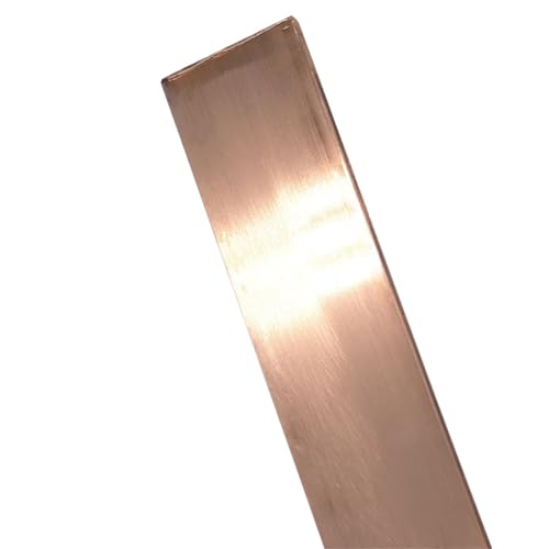 Leluo Massive Kupferstangen for Heimwerker- und Bastelprojekte 4 mm 5 mm 6 mm 8 mm 10 mm 12 mm 15 mm 20 mm 25 mm 30 mm Heimwerker(5x30x100mm) von Leluo