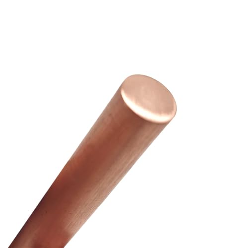 Leluo Massiver T2-Kupferstab, 12 mm bis 30 mm Durchmesser, reines Kupfer for CNC-Formung und -Fertigung Heimwerker(250mm x 14mm) von Leluo