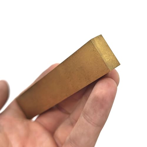 Leluo Messing-Flachstangenstange for Getriebewellen und kurze Stützwellen-Metallkomponenten for mechanische Zähigkeit(150mm x 4mm x 40mm) von Leluo