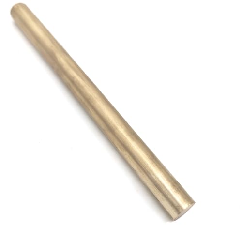 Leluo Messing-Rundstab, 8 mm bis 35 mm, for Heimwerkerprojekte und Metallverarbeitung Zähigkeit(28x250mm) von Leluo