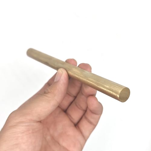 Leluo Messing Rundstab Messingstange Messergriff Nietschraube Werkzeug 6mm 8mm 10mm Zähigkeit(6mm) von Leluo