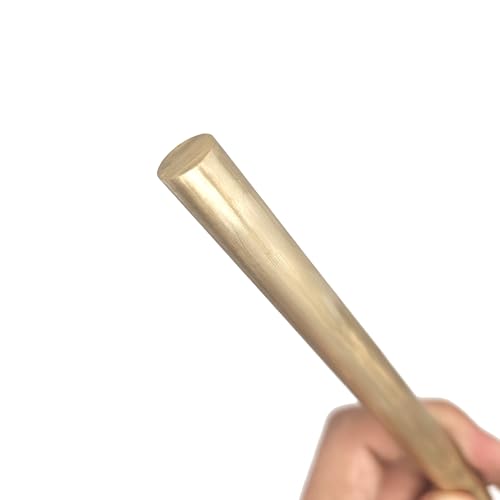 Leluo Messing-Rundstab for Experimente zur Wärmeleitung und elektromagnetischen Induktion Zähigkeit(50x250mm) von Leluo