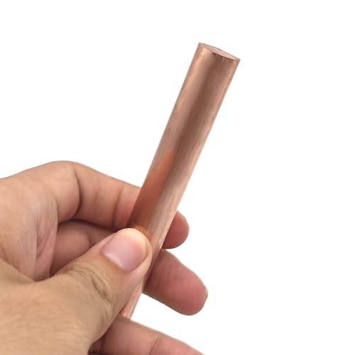 Leluo Phosphorbronze-Stab, 1 mm bis 35 mm Durchmesser, Phosphorkupferstäbe, Industriequalität, Länge 100 mm, 500 mm Heimwerker(8X500MM) von Leluo