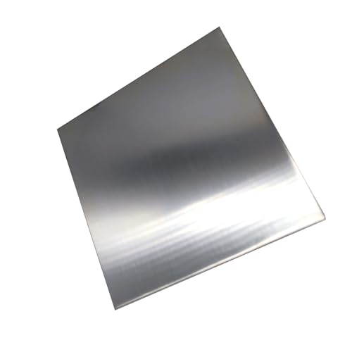 Leluo Platte aus Edelstahl 304 for selbstgemachte Küchenregale, Bastel- und Skizzenblöcke, vielseitig und einfach zu bearbeiten. Zähigkeit(350mm x 350mm x 1mm) von Leluo