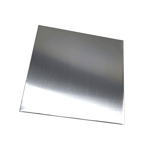Leluo Poliertes Blech aus Edelstahl 304, Dicke 0,01 mm bis 1 mm x 100 mm x 100 mm Zähigkeit(0.6x100x100mm) von Leluo