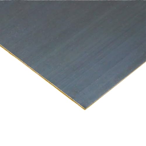 Leluo Quadratische Blechplatte Boad abgeschreckt 65Mn Federstahl Metallfolie Plattenstärke 0,1mm-2mm Zähigkeit(0.7 x 100 x 500mm) von Leluo