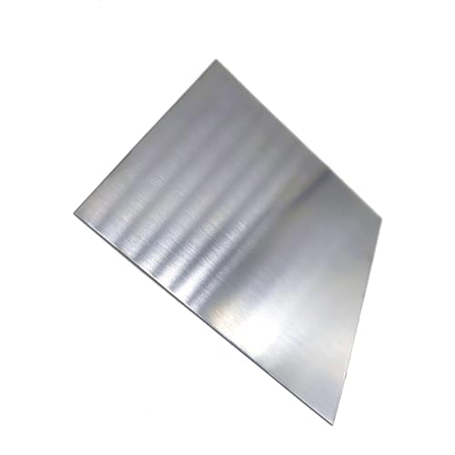 Leluo Quadratische Kohlenstoffstahlplatte, 300 mm x 300 mm x 2 mm, Metallblech for Spiegelrahmen, Bilderrahmen und Türrahmen Zähigkeit von Leluo