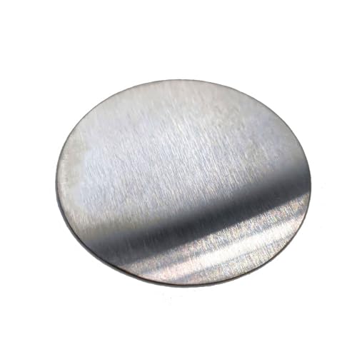 Leluo Runde Scheibe aus Edelstahl 201, kreisförmige Blechplatte for den vielseitigen Einsatz Zähigkeit(2.5mmx100mm) von Leluo