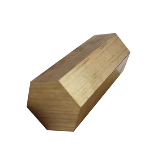 Leluo Sechskant-Messing-Sechskantstange 3 mm 4 mm 5 mm 6 mm 7 mm 8 mm 9 mm 10 mm 11 mm 12 mm 13 mm 14 mm 15 mm 16 mm 17 mm 18 mm 19 mm 20 mm 30 mm 40 mm 50 mm 60 mm Zähigkeit(9mm) von Leluo