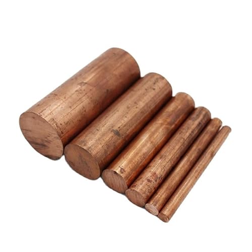 Leluo T2 Kupfer-Rundstab, Größen 2 mm bis 10 mm, for Schweiß-Lötkolbenspitzen-Anwendung Heimwerker(10x50mm) von Leluo