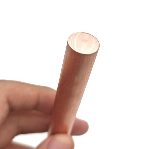 Leluo T2 Kupfer Rundstab Massiver Kupferstab mit Durchmesser 10mm 12mm 16mm 18mm 20mm Heimwerker(25mm) von Leluo