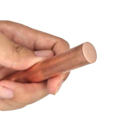 Leluo Tellur-Kupferstab, Rundstab, C14500-Legierung, blank, 2 mm bis 50 mm, Länge 500 mm Heimwerker(7mm) von Leluo