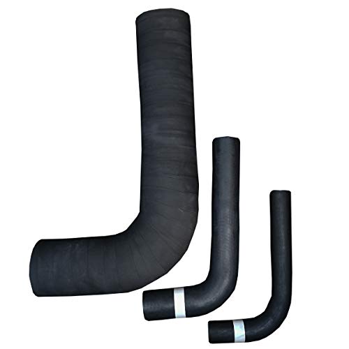 Kühlwasserschlauch Kühlerschlauch EPDM Gummi verschied 90° grad 18-75mm (Innen Ø55-16x32cm) von Homry