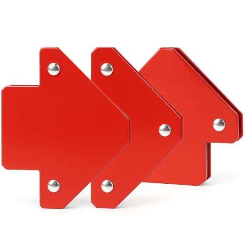 Magnetischer Positionierer zum Schweißen 12 kg - 2er Set - Magnetwinkel verstellbar 45° 90° 135° - LEMAG SRL von Lemag srl