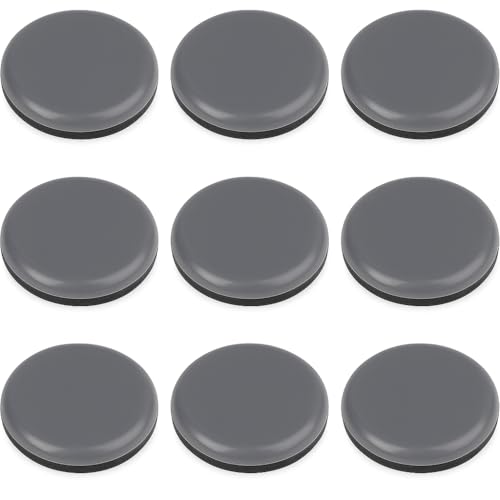 Möbelgleiter rund Ø 40 mm - 9er Set - selbstklebende Bodenschoner - Gleiter für Stühle, Tische und Möbel bis 400 kg - Möbelgleiter LEMAG SRL von Lemag srl