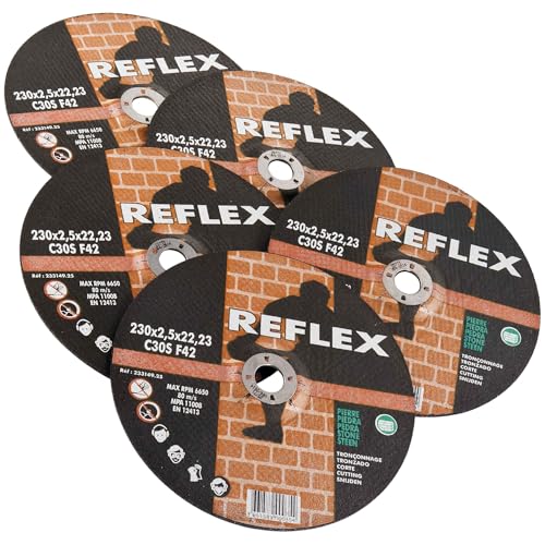 Leman 233149.05 5 Stück Trennscheibe 230 x 2,5 x 22,23 mm Leman 233149.05 5 Stück Trennscheibe 230 x 2,5 x 22,23 mm von Leman