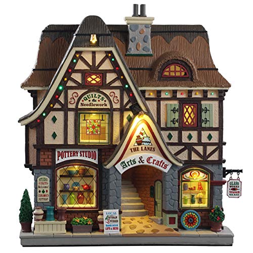 Lemax Christmas Village The Lanes – Kunst und Handwerk, batteriebetrieben (4,5 V) – 95472 von Lemax