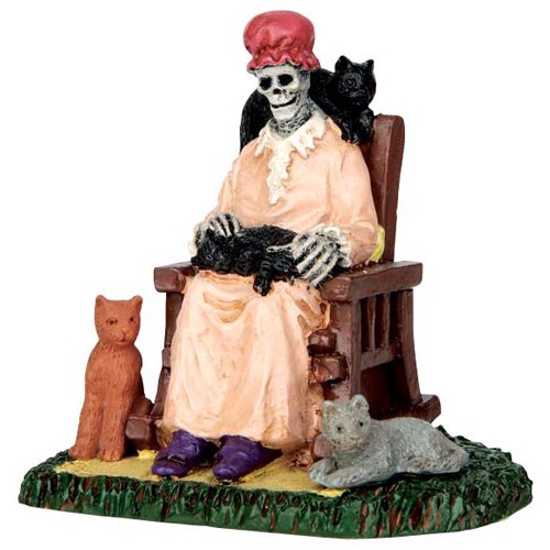 LEMAX - Former Cat Lady 62428 Figur Halloween Spookytown von Lemax